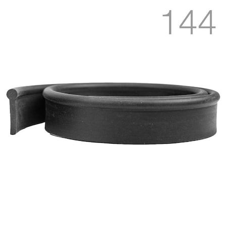Blackdiamond Round Top Soft Squeegee Rubber Gross 10 Inch, 144PK BD-A-144-10S